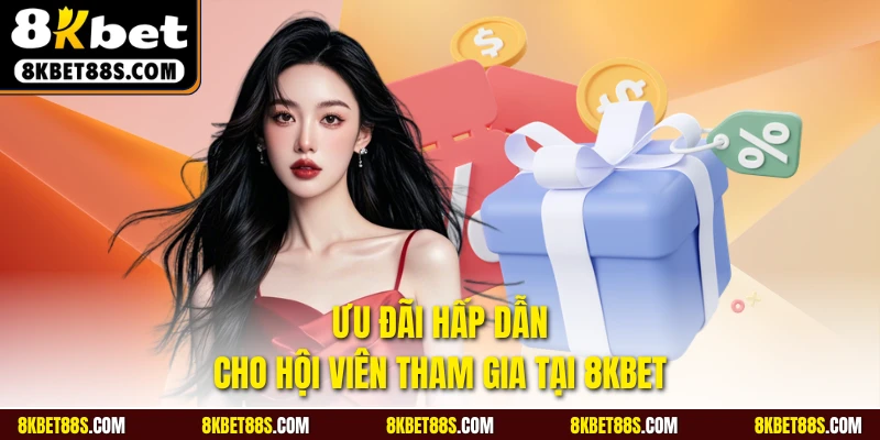 Ưu đãi hấp dẫn cho hội viên tham gia tại 8KBET
